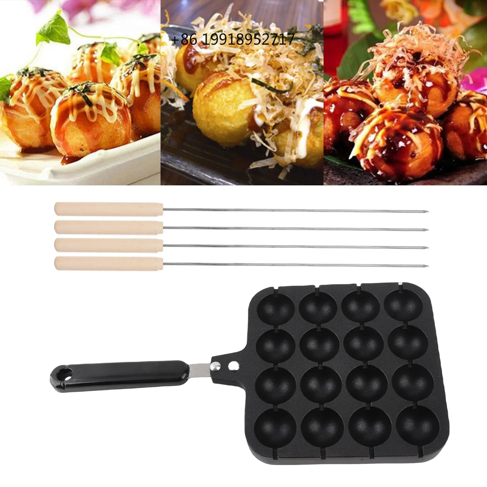 Takoyaki Grill Plate - Non Stick Takoyaki Grill Pan Plate