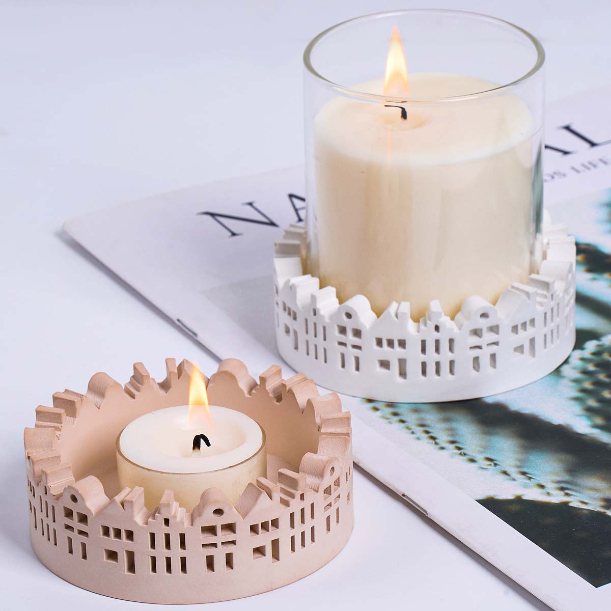 Hollow Round House Candle Hold - Potsticker Mold recension och pris