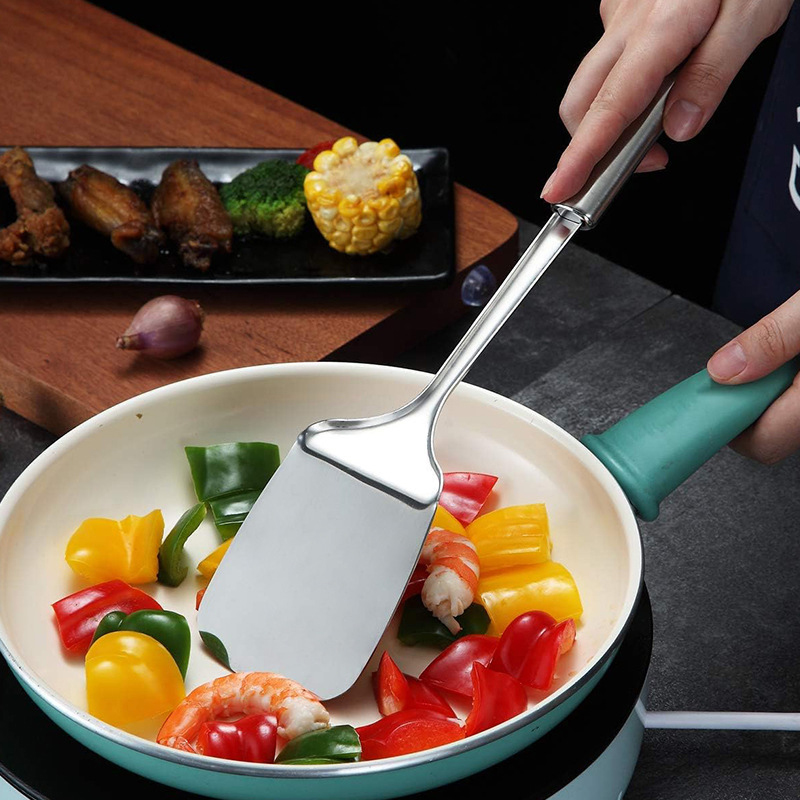 Stainless Steel Turner Long Ha - Okonomiyaki Spatula recension och pris