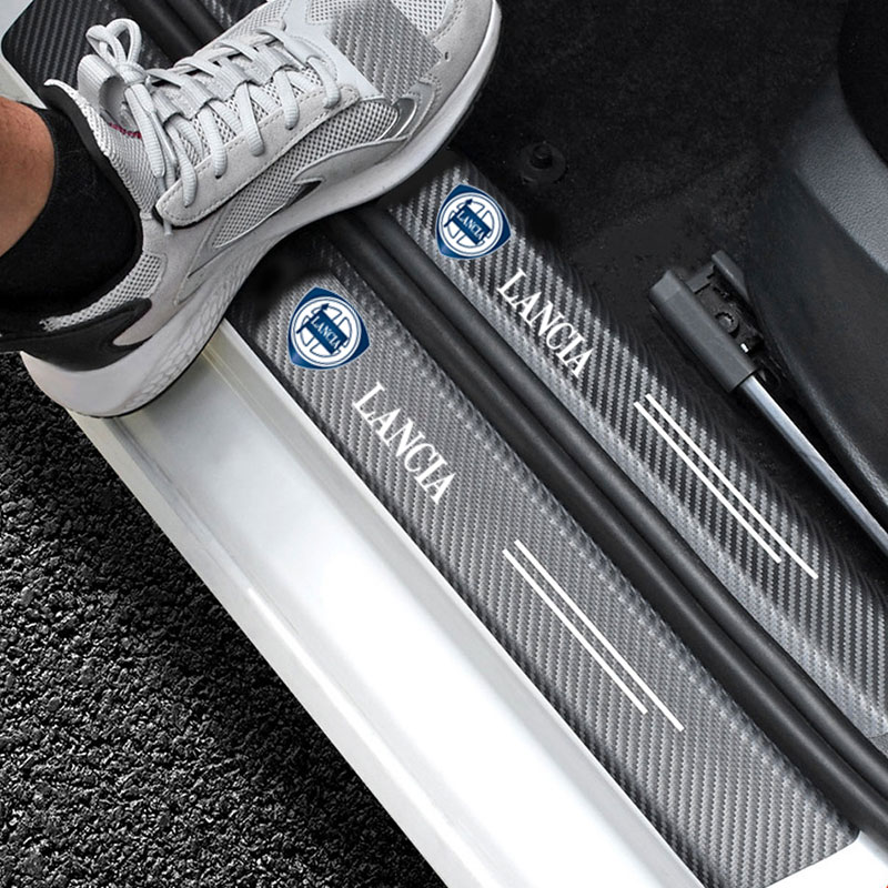 Leather Car Door Sill Plate Pr - Crepe Pan Carbon recension och pris