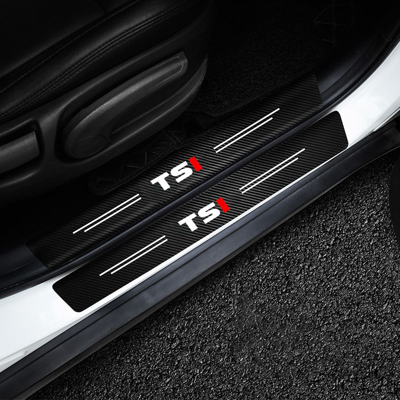 Car Door Sill Plate Protector  - Crepe Pan Carbon recension och pris